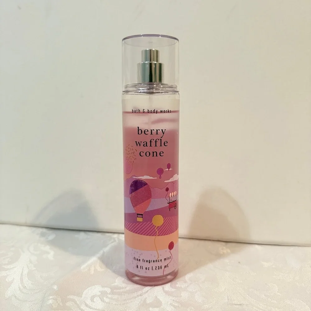 Bath & Body Works Berry Waffle Cone Fine Fragrance Mist 8oz discontinued 
